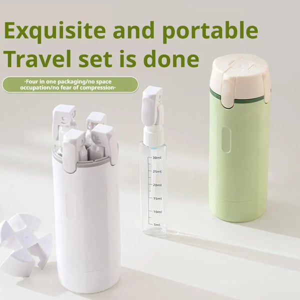 Travel Buddy: 4-in-1 Bottles
